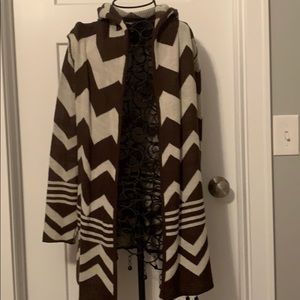 Almost Famous hooded cardigan